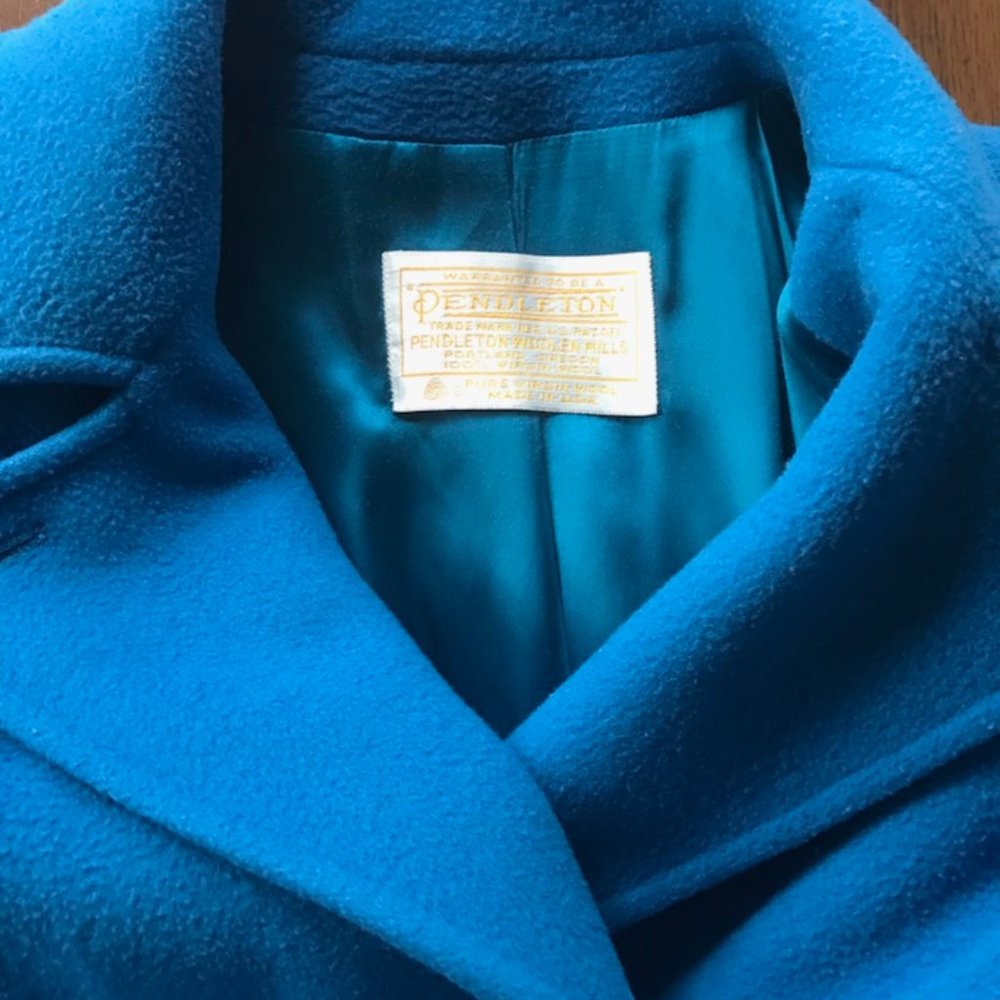 Pendleton long wool coat